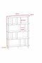 Hanah Home Peka-0045 Antracita y Roble